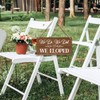 We Eloped Rustic Wall Hanging Wedding Decor Accessories Stuff for