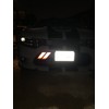 Luxe Auto Concepts Charger Front Bumper Hash Stripes - Reflective