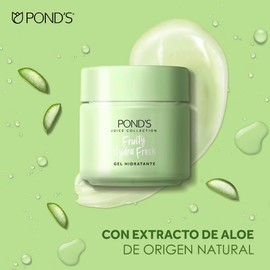 POND'S Cuidado Facial Fruity Hydra Fresh Aloe, Limpiador Facial, 200 Ml + Cuidado Facial Fruity Hydra Fresh Aloe, Gel Hidratante, 110 g
