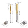 QUARKZMAN Spiral Tip Taps 1/4-20 UNC 8-32 Inch 2 3