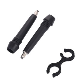 AbbiyyZ 2-Pack Trekking Pole Carbide Tips - Universal Tungsten Steel Rod End Replacement for Outdoor Hiking, Climbing, Walking Poles - Gear Repair Accessories