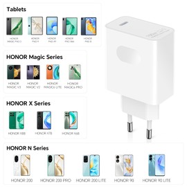 HONOR 100W Supercharge TypeC to TypeC Charger, for Honor 200 Lite Magic6 Lite Magic6 Pro 90 Lite Pad 9 Pad X9