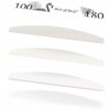 Aba Group Pack of 50 Professional Nail Files Half Moon