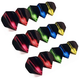 BIPY Dart Flights Accessory Kit 3/Set Feather Tail Wing Flight Outdoor Sports for Soft Steel Tip Darts Perfect Accessories Equipment Supplies for Dart Games