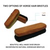 Valentino Garemi Premium Shoe Shine Brush- Brilliant Outcome Polisher- Genuine