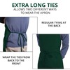 Utopia Kitchen 2 Pack Adjustable Bib Apron for Men and