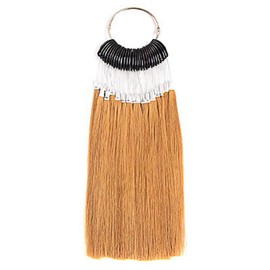 Feibin Wig Extensions, 100% Human Hair Color, Practice Hair Dye, For Hairdressers Wig, Mannequin Head, Beauty Salon (Light Brown)