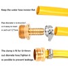 Sanpaint Brass Garden Hose Connector Repair Mender Kit with Stainless