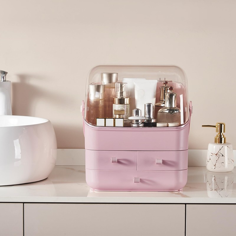 Large Makeup Organizer w Drawers Beauty Organizer Makeup Box Holder