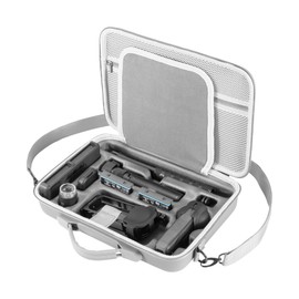 Gaekol Carrying Case for Insta360 X5, Dual Layer Storage Protective Travel Bag for Insta 360 X5 X4 Accessories Organizer Portable Waterproof Large Capacity Handbag with Shoulder Strap