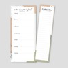 Primus Print Menu Planner with Shopping List - Food Planner