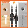 Countersink Drill Bit Set, 15PCS M2 Cobalt HSS Woodworking Tool