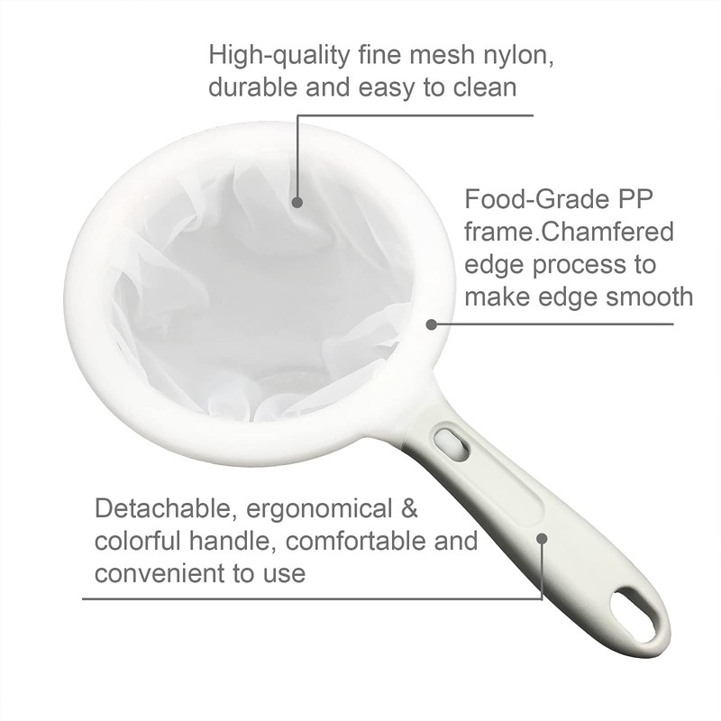 2 in 1 450 Mesh Kitchen Filtering Tool Ultra-fine Mesh