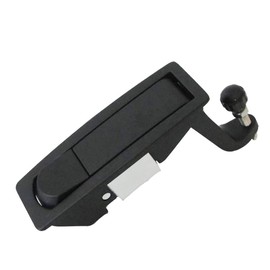 WJSKDQ 2PCS Compression Latch Lock Powder Coated Zinc Alloy Adjustable Lever Hand Operated Flush Lever Marine Applicable Door Thickness: 0.04"-0.94" Grip Range