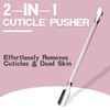 Kylara Cuticle Trimmer with Cuticle Pusher,Stainless Steel Cuticle Clipper and