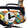 Xorudoydet Hippie Flower Pattern Computer Office Chair Cover, Waterproof Office