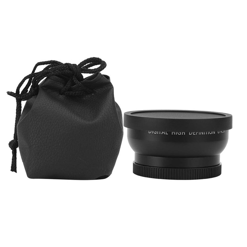 49MM 0.45X Wide Angle Macro Lens,Aluminum Alloy 49MM 0.45X Wide