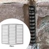 LOVIVER 40 Pieces Stainless Steel Brick Weep Hole Covers,Fill Weep