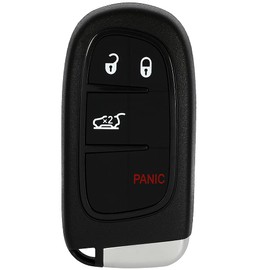 KEYALL 1 Pack 4 Buttons Remote Control Car Key Fob 2007-2013 Fit for Acura MDX L,2007-2012 Fit for Acura RDX GQ4-54T,GQ454T,2AHH9-JCHP4A