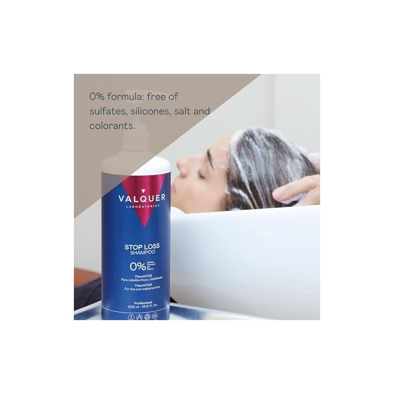 Valquer Anti-Hair Loss Shampoo: Stop Loss (NO sulfates, salt, parabens,