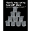 BPA-Free 30ml (1oz) Liquid Measuring Cups (10-Pack) - Mini Plastic