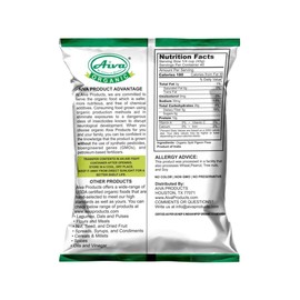 AIVA ORGANIC TOOR DAL (Pigeon peas Split) - USDA Certified 2 LB