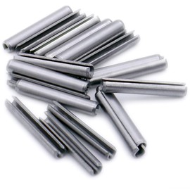 D2.5 (2.5mm x 14mm) Slotted Spring Pin (Heavy) - Stainless Steel (A1) (Pack of 20)