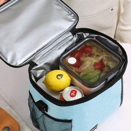 FAVORTALK Cooler Bags Insulated Large Lunch Bag Adults with Adjustable Shoulder Strap Waterproof Thermal Lunch Box Tote for Work School Picnic Beach Leakproof Organiser for Women Men - WCB41817