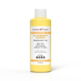 Blueberry Muffin 4 oz. Fragrance Oil I Perfume I Skin Oil I Scented Oil. DIY Projects Such as Candles, Bath Bombs, Body Butters, Creams & Lotions. Few Drops in The Diffuser, Burners, or Warmers.