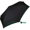 Benetton pocket umbrella - ultra mini, flat, solid, black