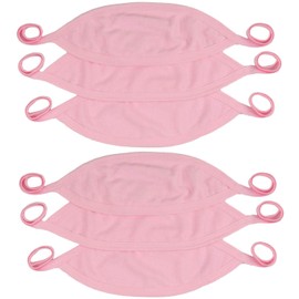 ToBeInStyle Babies' 6-Pack Comfortable Newborn Baby Belly Binder - Pink - One Size
