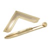 Masonic Freemason Gold Square & Compass Gift Set Presented in
