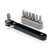 Neiko 03044A 1/4-Inch Drive Mini Ratchet Screwdriver Set, 8 Pc,