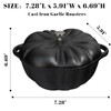 Garlic Roaster, Cast Iron Garlic Roaster for Oven Grill, Serve