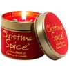 Lily-Flame Christmas Spice Tin, Red, 7.7cm l x 7.7cm w