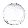 Aspen Creative 28011-61-1 Clear Seeded Glass Shade for Pendant Lights,