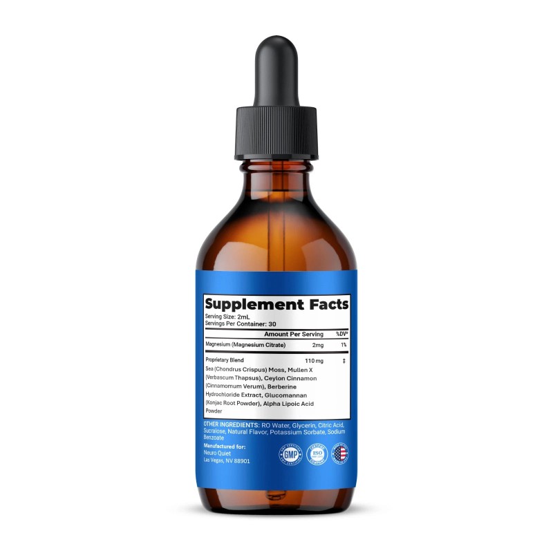 NeuroQuiet Liquid Supplement, Hearing and Ear Health, Neuro Quiet (1