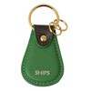 SHIPS 110040005 Leather 2-Tone Key Chain for Men, Dark Gray1