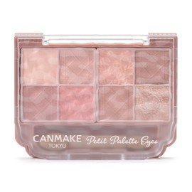 Canmake Petit Palette Eyes (Matte Type) M03 Milky Chericotta 0.07 oz (2 g) Eyeshadow Multicolor Eye Shadow Glitter Pearl Terra Cotta