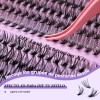 Extensiones De Pestañas Kit 300pcs 304050d Curvaturad 8-16mm