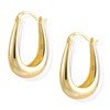 ALEXCRAFT 14K Large Chunky Gold Hoop Earrings for Women S925