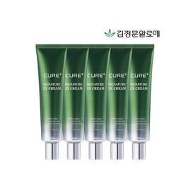 [Kim Jeong-moon Aloe] Cure 3X Cream 5pcs / [김정문알로에] 큐어 3X크림 5개