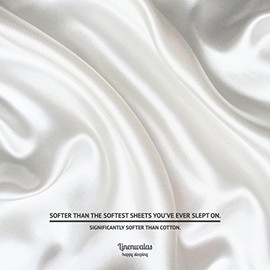 LINENWALAS Organic Bamboo Sheets Set 4 PC - 100% Natural Softest Coolest Bedding (Full, White)