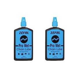 ZEFAL Pack Pro Wet Lube - Set di Due Bottiglie di Lubricant per Catena Bici - 2 x 120 ml - Olio Catena Bike