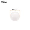 sourcing map 100pcs POM Bearing Balls 1/2" 12.7mm Solid Plastic