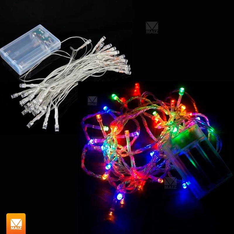 Maíz Serie Foco Luces Led Navideñas Decorativa Fiesta 3 Metros