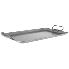 Chef King 10 Gauge Steel Griddle, 12 Inch x 20 Inch