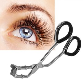 Rizador de Pestañas, Herramienta para Rizar las Pestañas con Mango de Plástico profesional, Diseño Ergonómico, Acero Inoxidable, 1pc                  