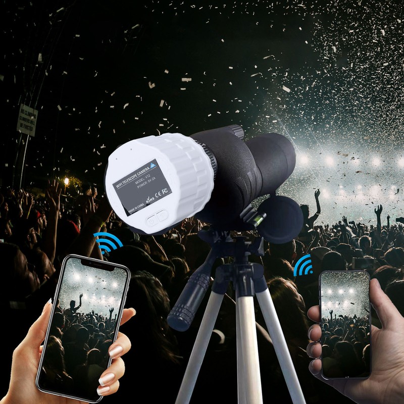 WiFi Wireless Digital Eyepiece 4MP 2K Video Recording Built in