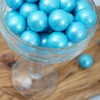Light Blue Shimmer Gumballs 1 Inch Gumballs, 2 Pound Bulk